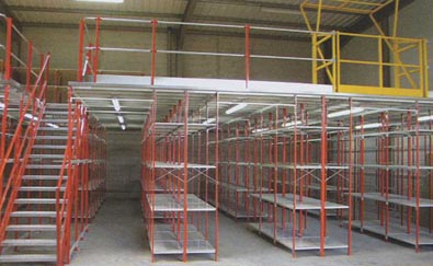 plate-forme sur rayonnage t�l�
